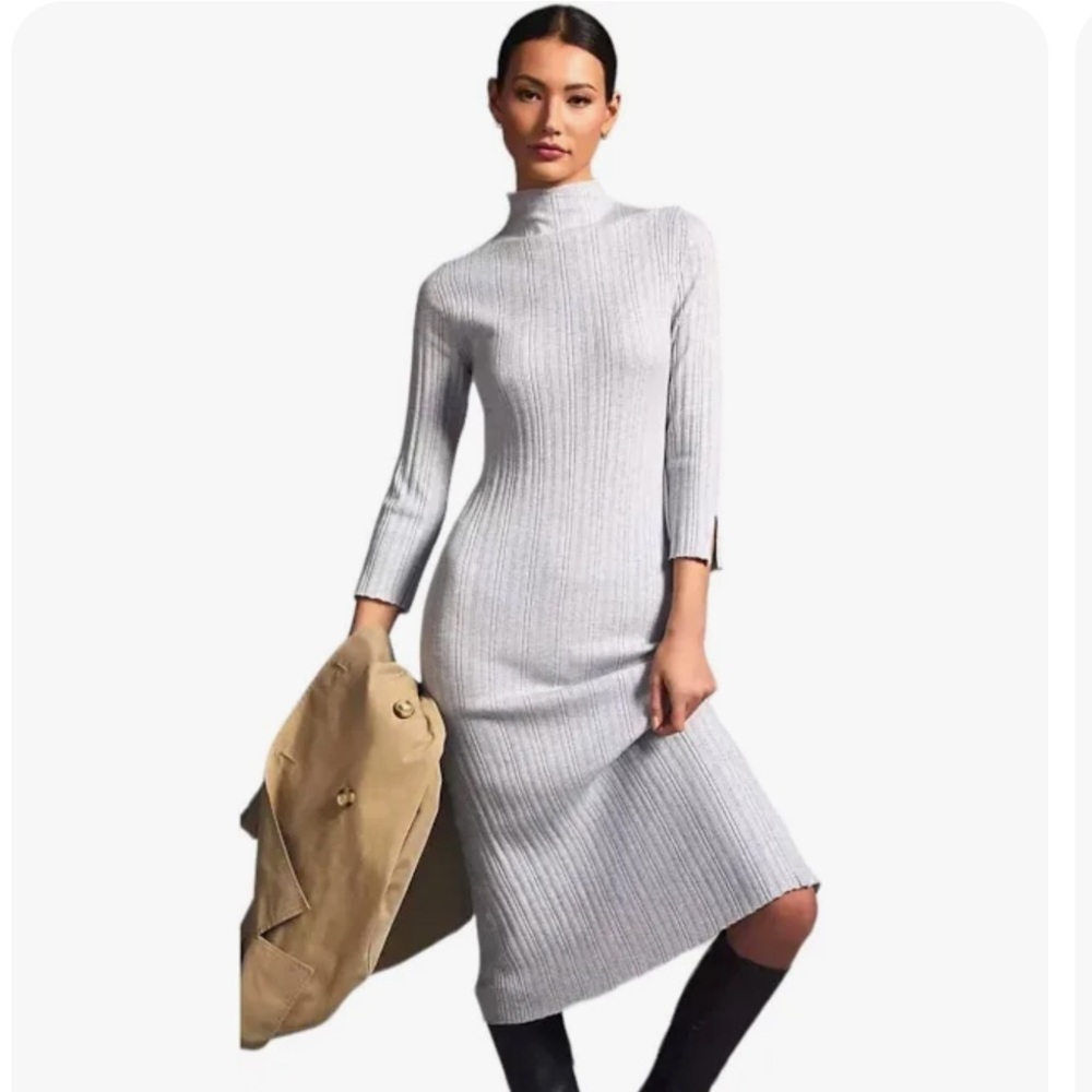 Daily Practice Long Sleeved Mock Neck Dress